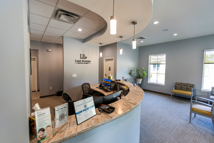 Reception area at Lake Bowen Dental Studio